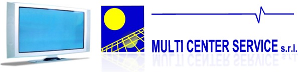 Logo Multi Center Service con Tv